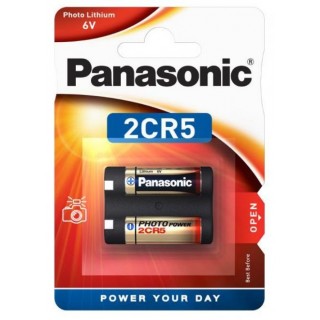 BAT245.P1; 2CR5 paristot 6V Panasonic litium 2CR5 1 kpl pakkauksessa.