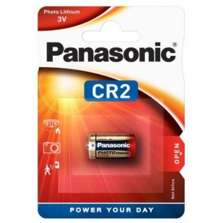 BAT2.P1; CR2 baterijos Panasonic ličio paketas 1 vnt.