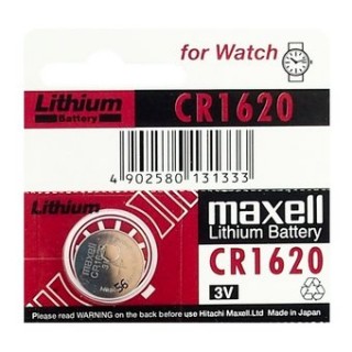 BAT1620.MX1; CR1620 batteries 3V Maxell lithium CR1620 in a package of 1 pc.