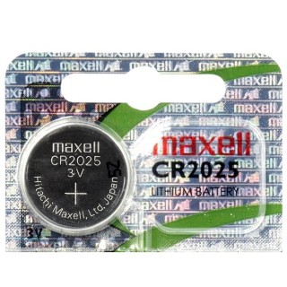 BAT2025.MX1; CR2025 batteries 3V Maxell lithium CR2025 in a package of 1 pc.