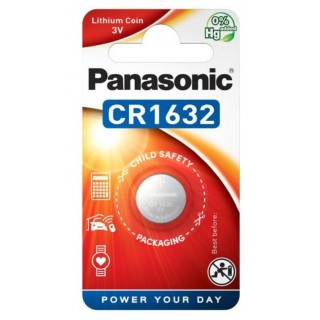 BAT1632.P1; CR1632 Panasonic lithium batteries in a pack of 1 pc.