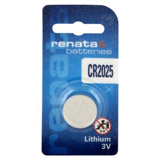 CR2025 battery 3V Renata lithium CR2025 in a package of 1 pc.