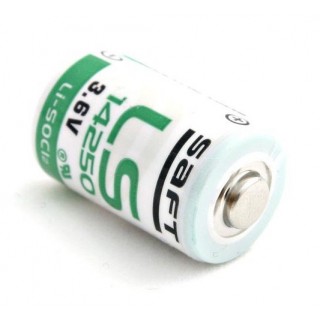 1/2 AA Lithium battery 3.6V SAFT LiSOCl2 LS14250 in a package of 1 g