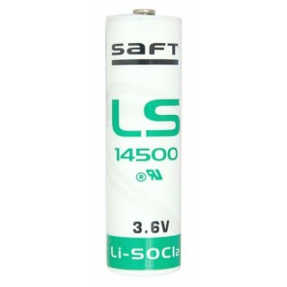 BATAA.L.SAFT; AA Li -akku 3,6 V SAFT LiSOCl2 LS14500 1 vuoden pakkauksessa