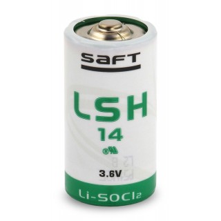 C battery 3.6V SAFT LiSOCl2 LSH 14 in package 1 pc.