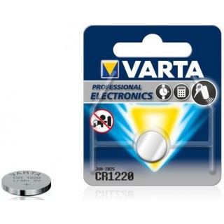 BAT1220.V1; CR1220 patareid Varta liitium 6131 pakendis 1 tk.