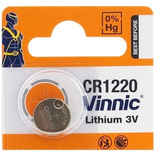 BAT1220.VNC1; CR1220 paristot Vinnic litium - pakkauksessa 1 kpl.