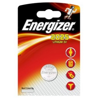 CR2025 batteries 3V Energizer lithium 2025 in a package of 1 pc.