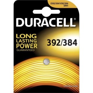 BAT392.D1; 392/384 batteries 1.5V Duracell silver-oxide SR41/SR736W in a package of 1 pc.