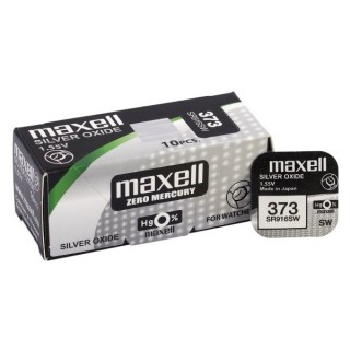 BAT373.MX1; 373 baterijas 1.55V Maxell sudraba-oksīda SR916SW iepakojumā 1 gb.