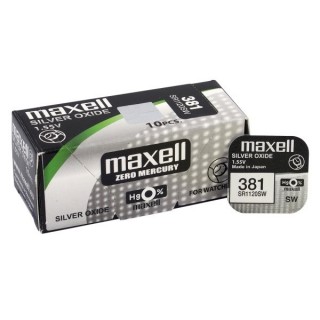 Baterija 381 391 1.55V Maxell silver-oxide SR1120SW pakuotėje 1 vnt.
