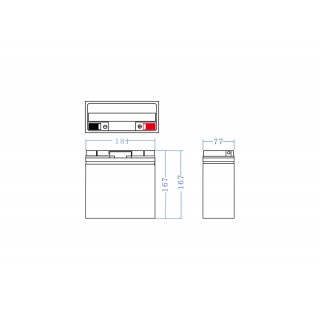 Green Cell AGM Hermetic akku 12V 20Ah