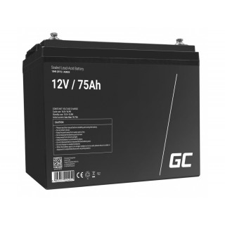 Green Cell™ | 12V 75Ah Battery :: Lead-Acid :: AGM :: Terminal type L