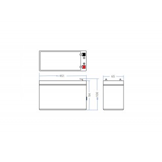 Green Cell AGM Akumulators 12V 7Ah, Terminal T2