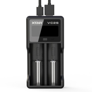 VC2S XTAR lādētājs iepakojumā 1 gb.