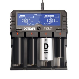 VP4 Plus Dragon XTAR charger in a package of 1 pc.