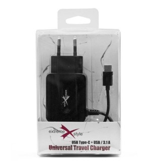 Socket network-charger USB 5V Extreme style NTC31CU in a package of 1 pc.
