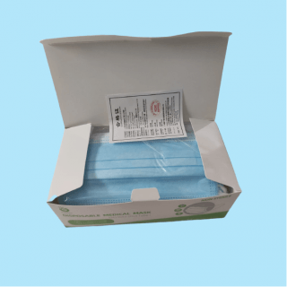 3-ply face masks , 3-layer, 17, 5 x 9.5 cm