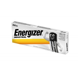 AA LR6 batteries 1.5V Energizer Industrial Alkaline MN1500/E91 in a package of 10 pcs.
