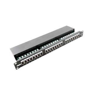 CAT5E STP, FTP patch panel/ 19" 24 ports  Nordmark Structured LAN Cabling system