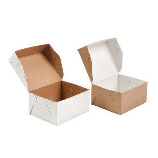 Cake boxes 120x100x60mm, cardboard (1000 pcs/pack)
