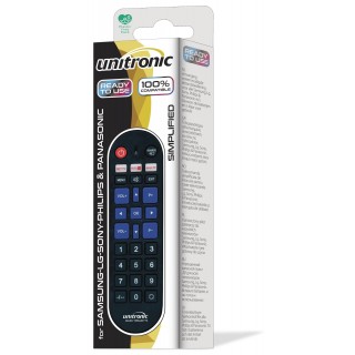 Universal remote control for Samsung, LG, Philips, Panasonic, Sony | Easy Ready 5