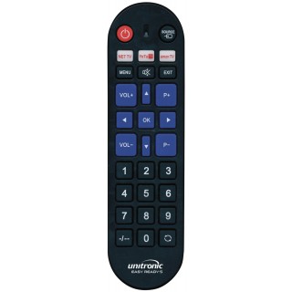 Universal remote control for Samsung, LG, Philips, Panasonic, Sony | Easy Ready 5