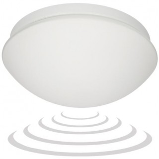 LED Plafond glass wirh MW sensor E27