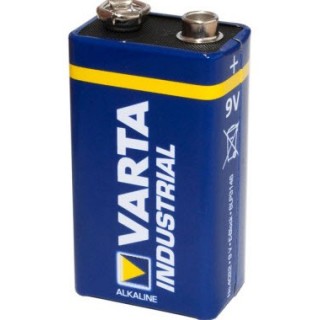 БАТ9.АЛК.VI1; Батарейки 6LR61/9В Varta Industrial Alkaline MN1604/4022 в упаковке по 1 шт.