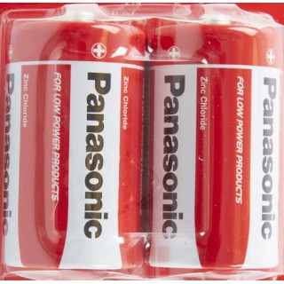 BATD.ZN.P2T; LR20/D baterijas Panasonic Zinc-carbon MN1300/E95 iepakojumā 2 gb.