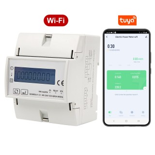 Single-phase electricity meter | Multi tariff | Wi-Fi | Tuya application | Built-in Relay