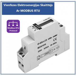 Single-phase electricity meter ProBase™ | MODBUS RTU protocol for remote reading of readings