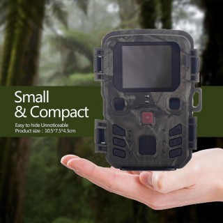 Meža Mednieku kamerai, kompakta izmēra,  Foto 12MP, Video 1080x1440/25fps, 120° kustības detekcija
