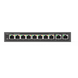 PoE Komutators 8FE(PoE)+2GE(Uplink)(PoE 110W)