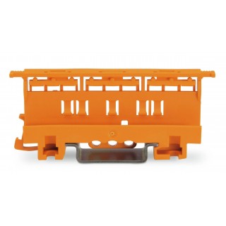 Монтажный кронштейн серии WAGO 221 - для разъемов 4 мм² на рейке DIN-35 Оранжевый 221-500