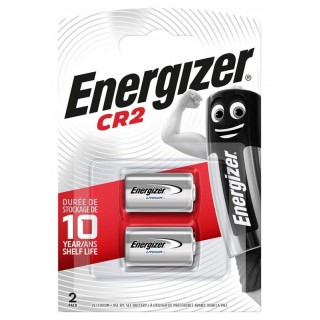 BAT2.E2; CR2 baterijas 3V Energizer litija CR2 iepakojumā 2 gb.