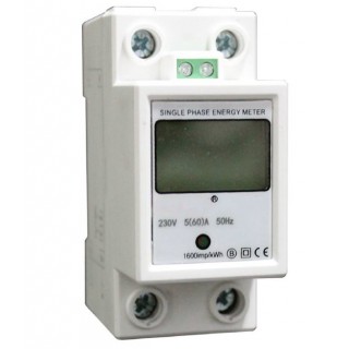 Yksivaiheinen sähkönkulutusmittari ProBase™ (0.3-60A, 230V, 2xDIN)
