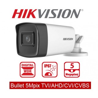 Bullet 5Mpix TVI/AHD/CVI/CVBS Turbo HD camera :: DS-2CE19H8-A-F2-13 :: HIKVISION