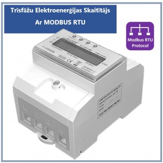 Trifazis elektros skaitiklis ProBase™ | MODBUS RTU protokolas nuotoliniam rodmenų nuskaitymui
