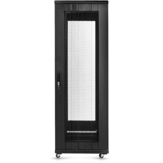 42U 19'' Grīdas servera skapis/ 600 x 1000 x 2055mm/ Perforētas ventilējamas durvis/ Nesalikts