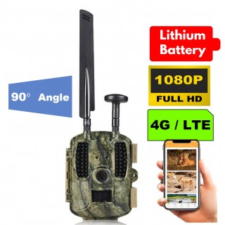 Лесная Охотничья фотоловушкаа, поддерживает мобильные сети 4G с GPS-антенной, литиевый аккумулятор