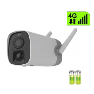 Комактная камера видеонаблюдения 4G со встроенными аккум., 2MPix, микрофоном и динамиком
