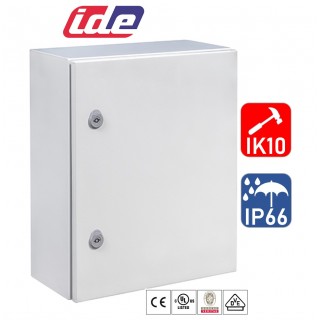IDE ARGENTA Metal cabinet 800x600x300, IK10, IP66 RAL7035