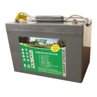 Gel battery 12V 72Ah | 260x168x179mm | 21.5 kg | Haze HZY-EV12-60