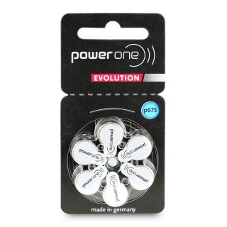 675 hearing aid batteries Varta Power ONE Evolution Zn-Air PR44 in a package of 6 pcs.