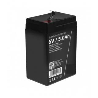 6V 5Ah battery :: Lead-Acid :: 6 Volts, 5 amp hours (Ah) :: Terminal type T1 (4.75mm)