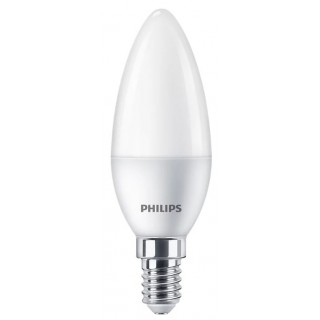 PHILIPS LED Spuldze LED 4.9W B35 E14 WW FR ND