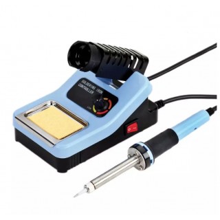 Soldering station with temperature control | integrated mini drawer | 48W