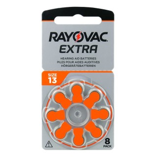 Hearing aid battery | size 13 | 1.45V Rayovac Extra Advanced Zn-Air PR48 8pcs. in the package