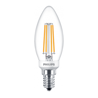Philips LED spuldze 40W E14 WW B35 CL D CLA Svece dimmējama 5W 470Lm